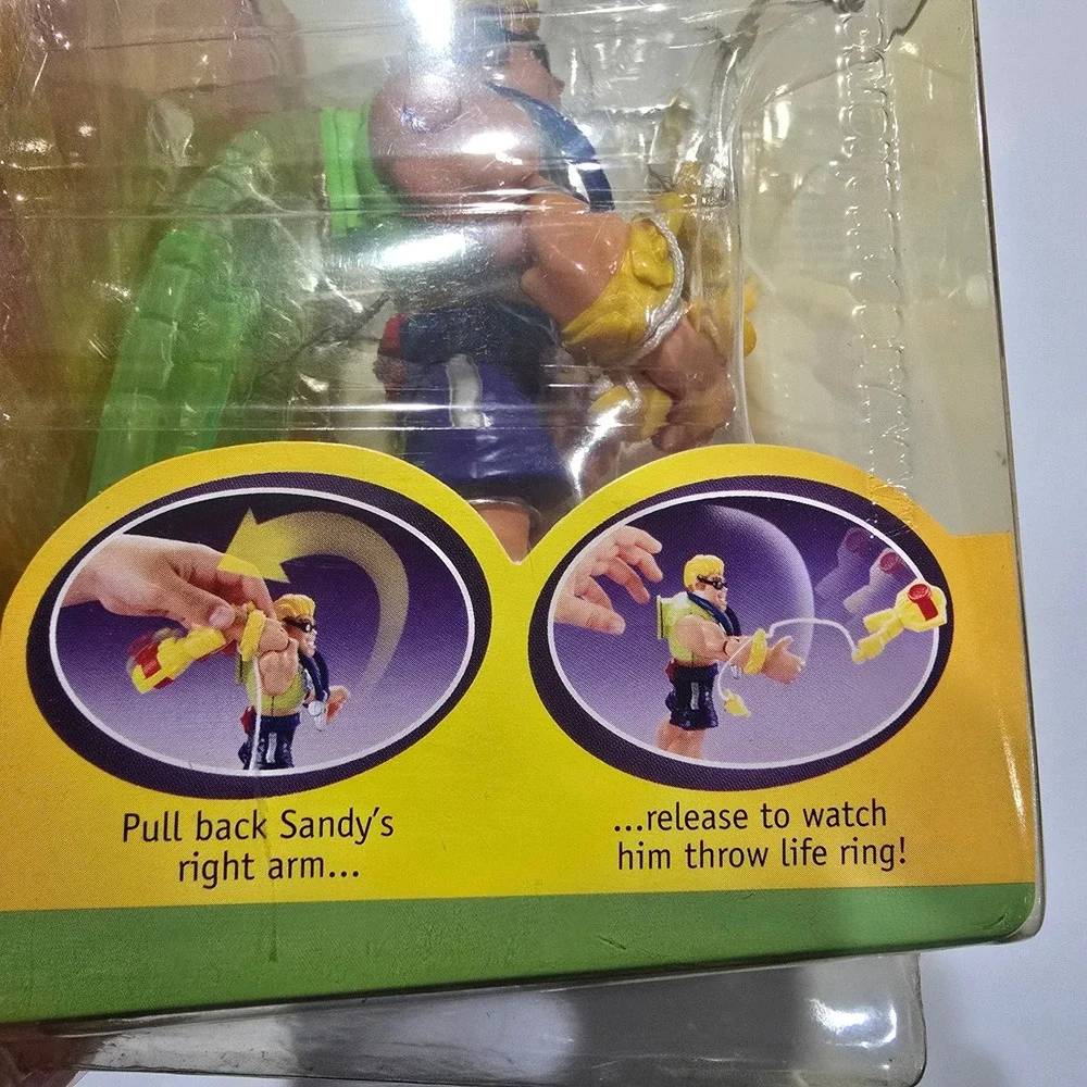 Fisher Price Rescue Heroes Body Force Sandy Beach Action Figure Free Video‎